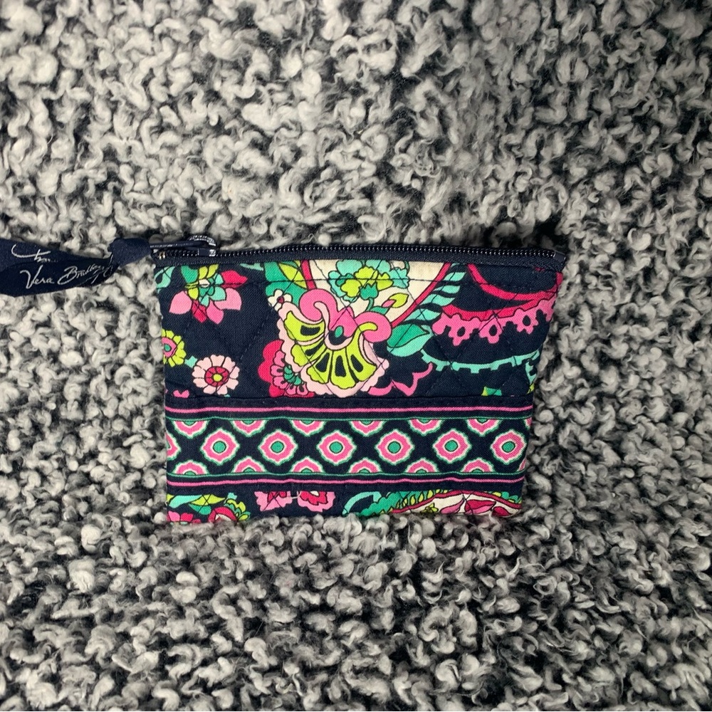 Vera Bradley Zipper Coin Purse in Petal Paisley